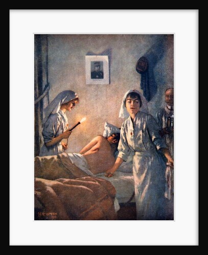 French nurses tend wounded soldiers, 1915 by Henri Gervex