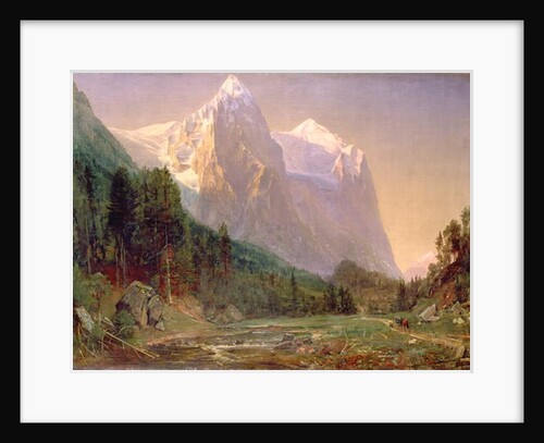 Sunrise on the Wetterhorn, 1858 by Thomas Worthington Whittredge