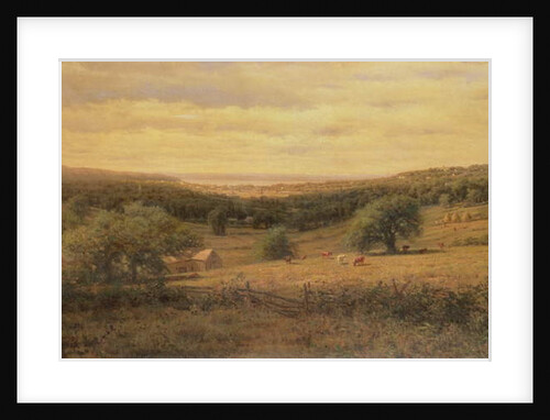 Hudson River View by American School