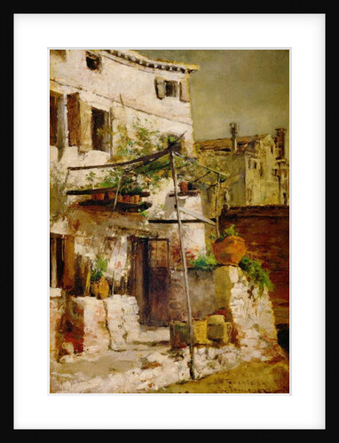 A Venetian Scene, 1877 by John Henry Twachtman