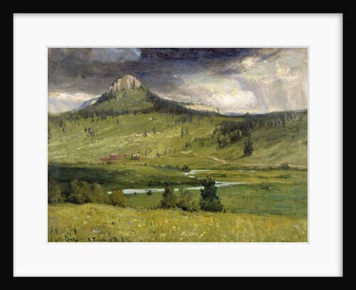 South Castle Creek, a Temple of the Hills, Black Hills, South Dakota by Franklin De Haven