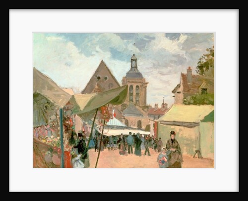 September Fete, Pontoise, 1872 by Camille Pissarro
