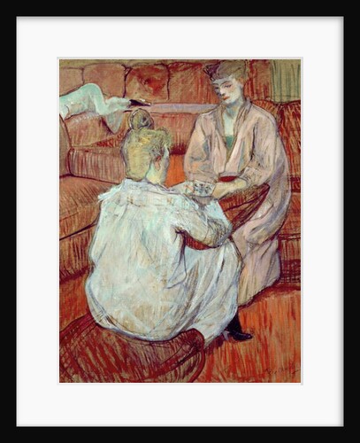 The Card Game, 1893 by Henri de Toulouse-Lautrec