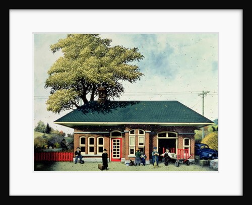 The Train Station, Autumn by Stephane Poulin