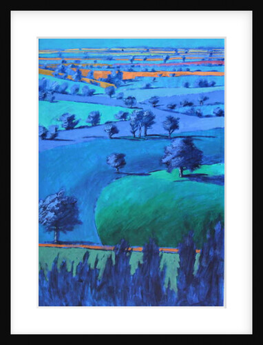 Blue painting by Paul Powis