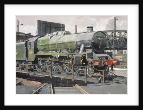 Jubilee Turnaround, Hawke 45652 Jubilee Class Locomotive on Camden turntable, London by Kevin Parrish