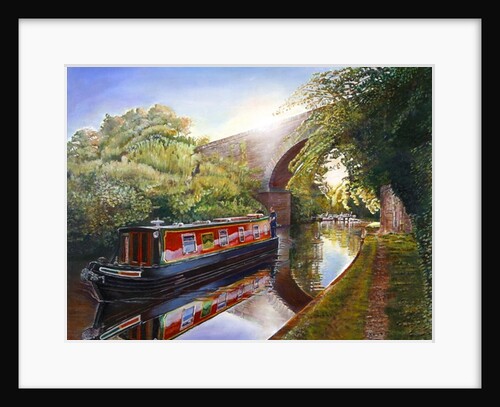 Kate Boat on the Grand Union Canal, 2001 by Kevin Parrish