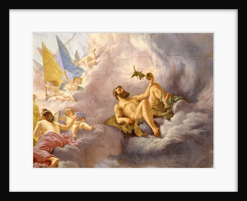 Detail of the ceiling by Cesare Mariani