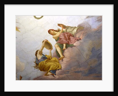 Detail of the ceiling by Cesare Mariani