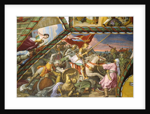 Rinaldo in battle by Julius Schnorr von Carolsfeld