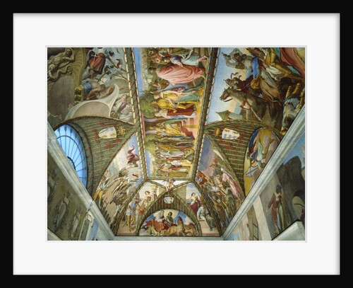 Scenes on the ceiling of the Sala dell'Ariosto, Casino Massimo, Rome by Julius Schnorr von Carolsfeld