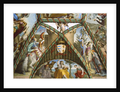 The Sorceresses Melissa, Atlante, Alcina and the figures of Marfisia and Bandimarte by Julius Schnorr von Carolsfeld