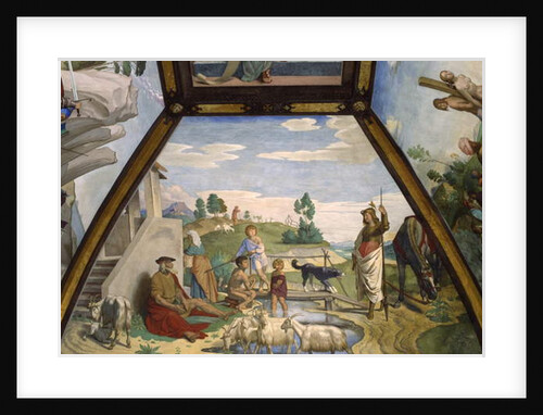 Erminia among the shepherds by Friedrich Overbeck