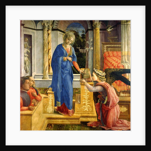 The Annunciation, Carafa Chapel, Santa Maria sopra Minerva, Rome, 1488-93 by Filippino Lippi