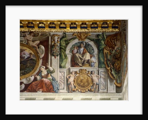Detail from the Palace Hall fresco, Quirinal Palace, Rome by Giovanni Lanfranco