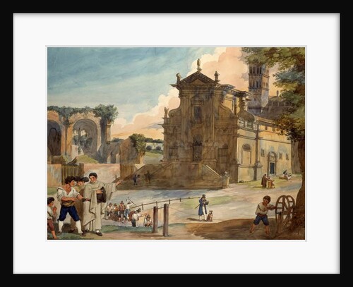 Facade of the Church of St. James of the Incurables, 1833 by Achille Pinelli