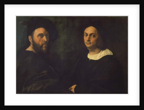Double Portrait, c.1516 by Sanzio of Urbino (attr. to) Raphael