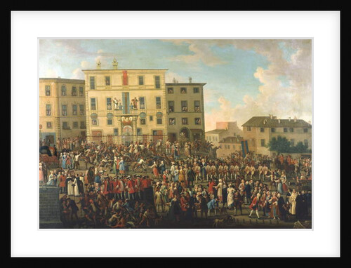 Festival in the garden of the Palazzo Rospigliosi by Giovanni Reder