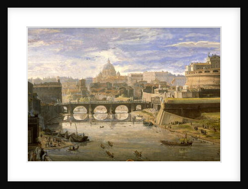 Ponte Sant'Angelo, Rome by Gaspar van Wittel