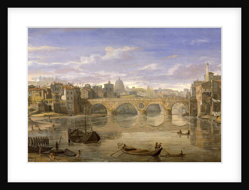 Ponte Sisto, Rome by Gaspar van Wittel