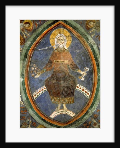 Christ of the Apocalypse, Crypt of Anagni Cathedral, 1237 by Romanus Friar