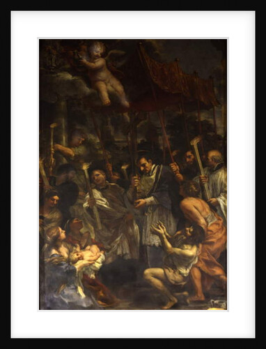 Saint Charles carrying the Holy Nail in Procession during the Plague by Pietro da Cortona