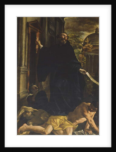 St. Augustine dispels the heretics by Giovanni Lanfranco
