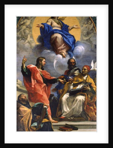 The Immaculate Conception with St John and St Augustine by Carlo Maratta or Maratti