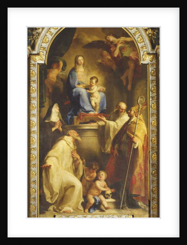 Madonna and the Blessed Gabrielli Family by Pompeo Girolamo Batoni