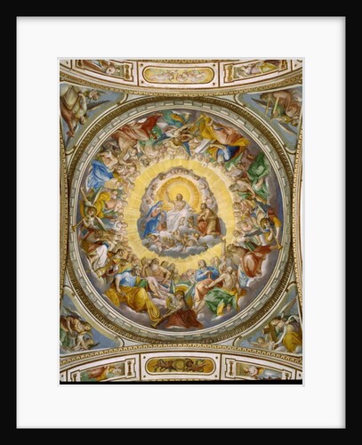 Interior of the dome of the Salviati Chapel, San Gregorio Magno al Celio, c.1600-03 by Giovanni Battista Ricci
