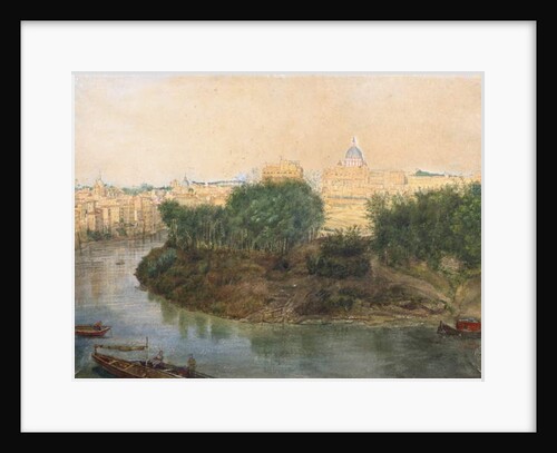 Tiber Island by Italian School