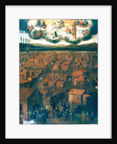 The Plague in Rome in 1656 by Italian School