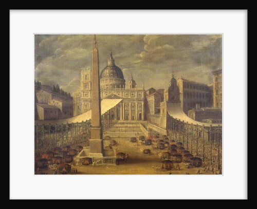 Corpus Christi Procession in the Piazza San Pietro by Italian School