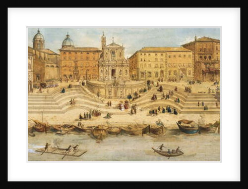 Porto di Ripetta by Italian School