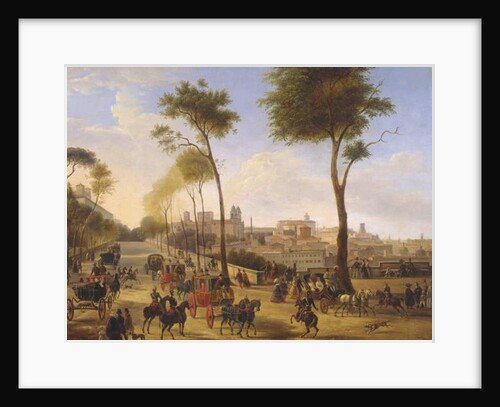 Passeggiata al Pincio by Italian School