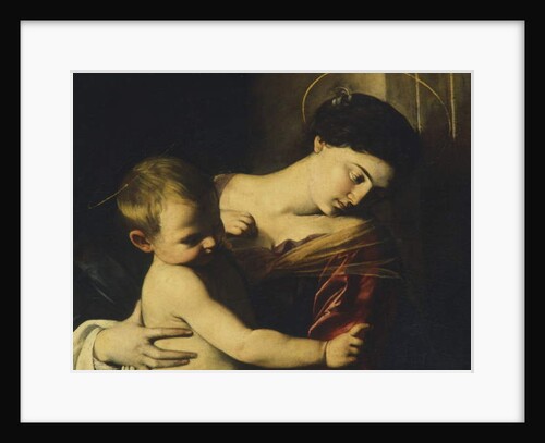 Detail from Madonna of Loreto, c.1606 by Michelangelo Merisi da Caravaggio