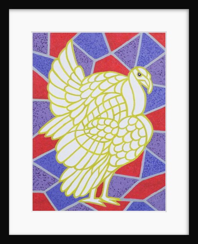 Turkey on Stained Glass by Pat Scott
