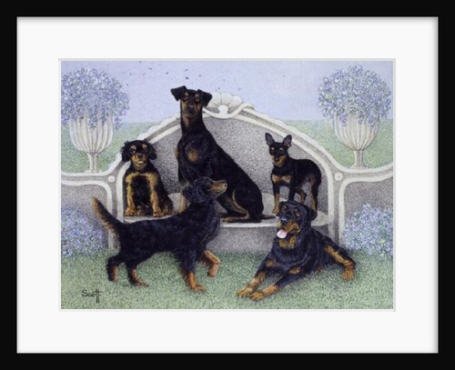 Tea on the terrace by Pat Scott