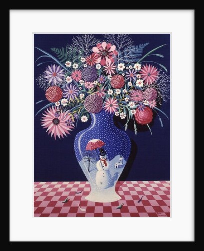 The Snowman Vase I by Peter Szumowski
