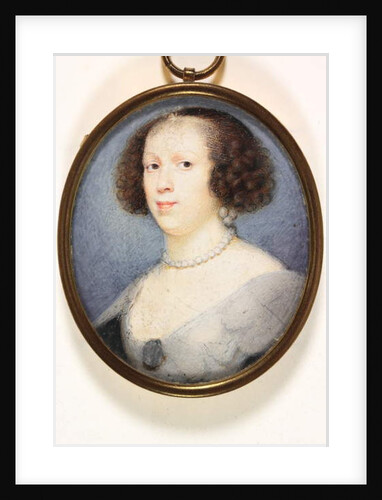 Unfinished portrait of a lady by David Des Granges