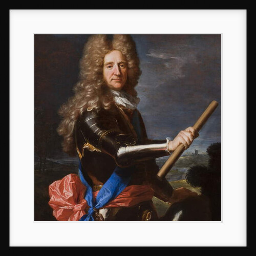 Detail of portrait of Hans Willem Bentinck, 1st Earl of Portland, 1699 by Hyacinthe Francois Rigaud