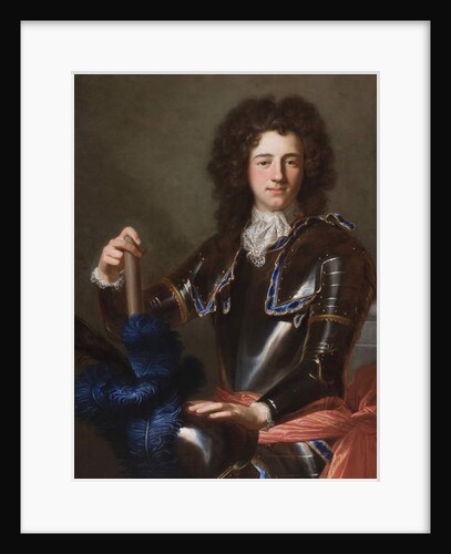 Detail of portrait of Henry Bentinck, later 1st Duke of Portland, 1699 by Hyacinthe Francois Rigaud
