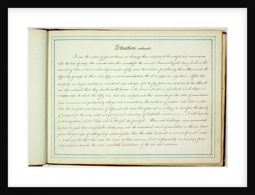 Red Book: Welbeck, 1793 by Humphry Repton