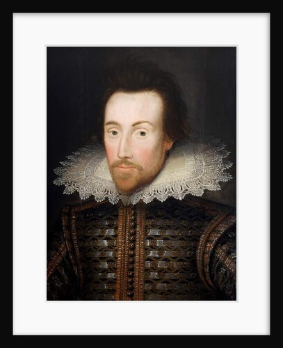 William Shakespeare, c.1610 by English School