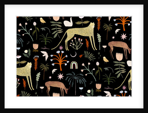 Wild Garden Pattern, 2018 by Léa Le Pivert