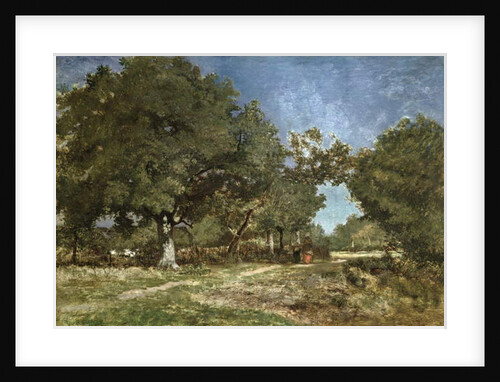 Landscape with a Path Leading to the Etang a la Dame by Constant-Emile Troyon