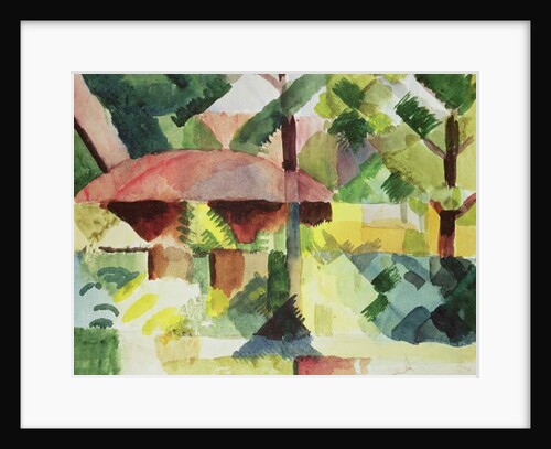 The Garden, 1914 by August Macke