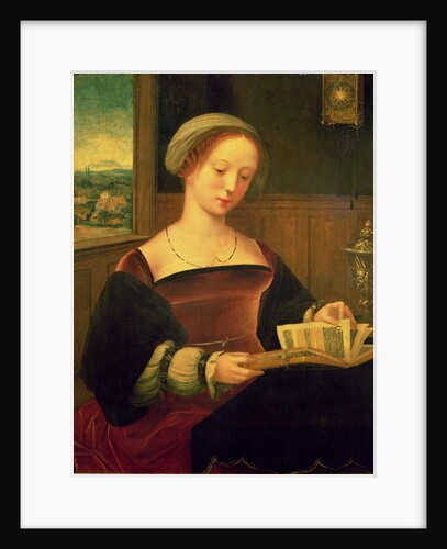 Mary Magdalene Reading by Master of Female Half Lengths