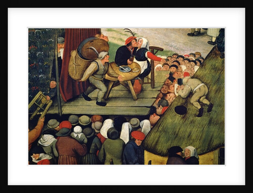 Fair with a Theatrical Presentation, c.1600 by Pieter the Younger Brueghel