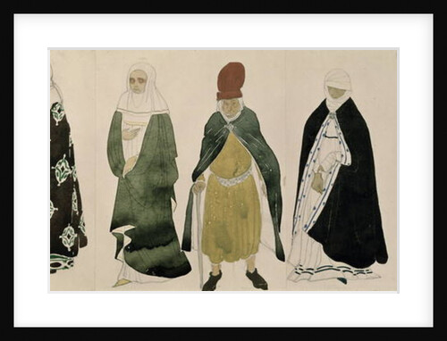 Costumes for the Messengers from 'The Martyrdom of St. Sebastian', 1911 by Leon Bakst